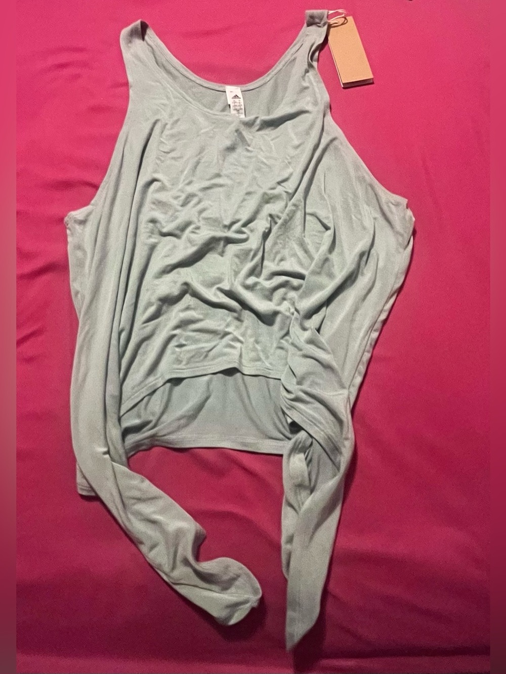 NWT Adidas Women's Athletic Knot Tank ~ Size Large